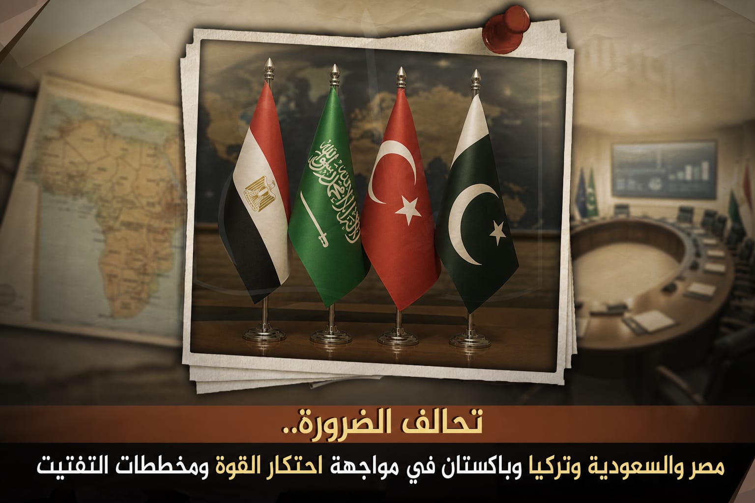 تحالف الضرورة.. مصر والسعودية وتركيا وباكستان في مواجهة احتكار القوة ومخططات التفتيت