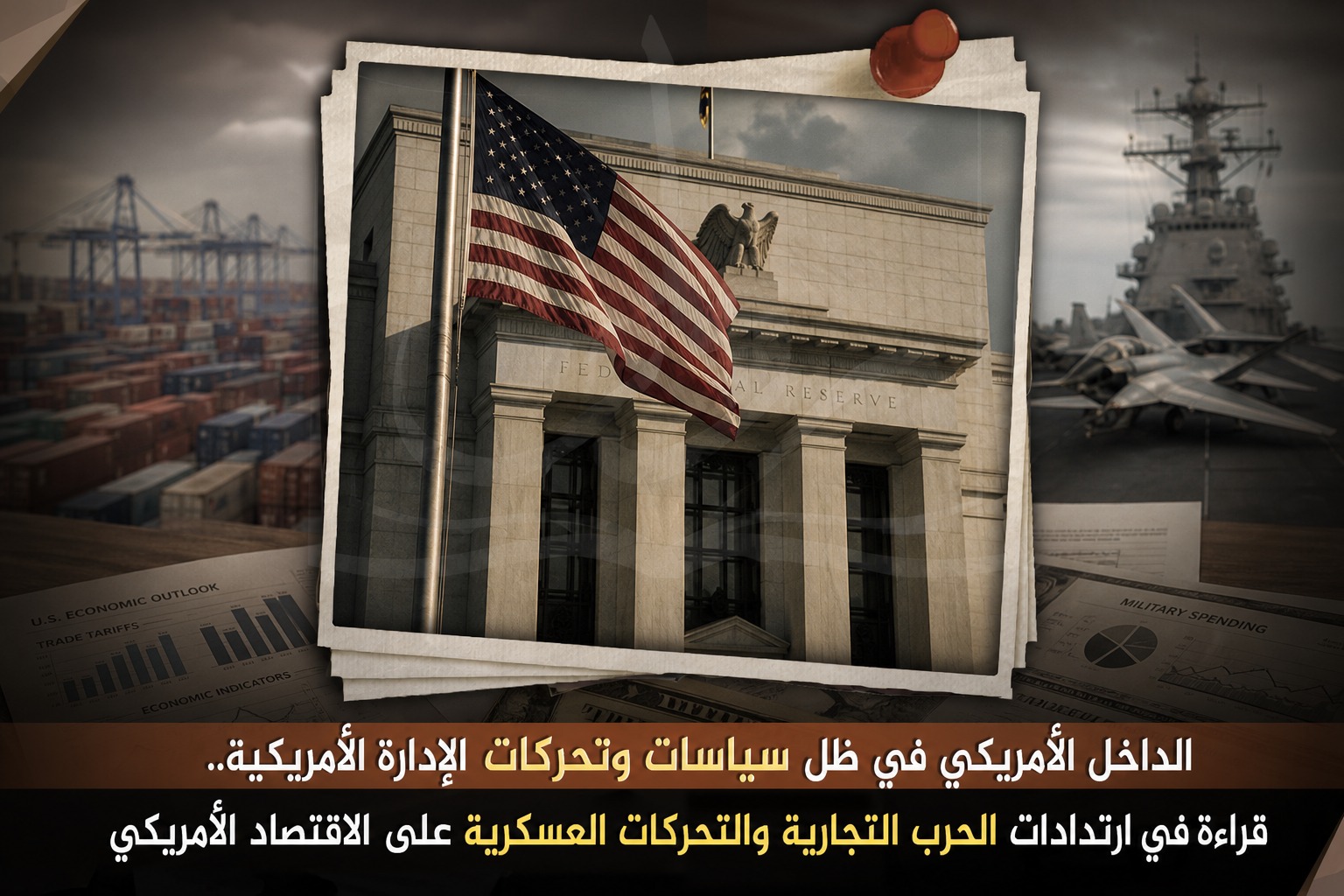 الداخل الأمريكي في ظل سياسات وتحركات الإدارة الأمريكية.. قراءة في ارتدادات الحرب التجارية والتحركات العسكرية على الاقتصاد الأمريكي