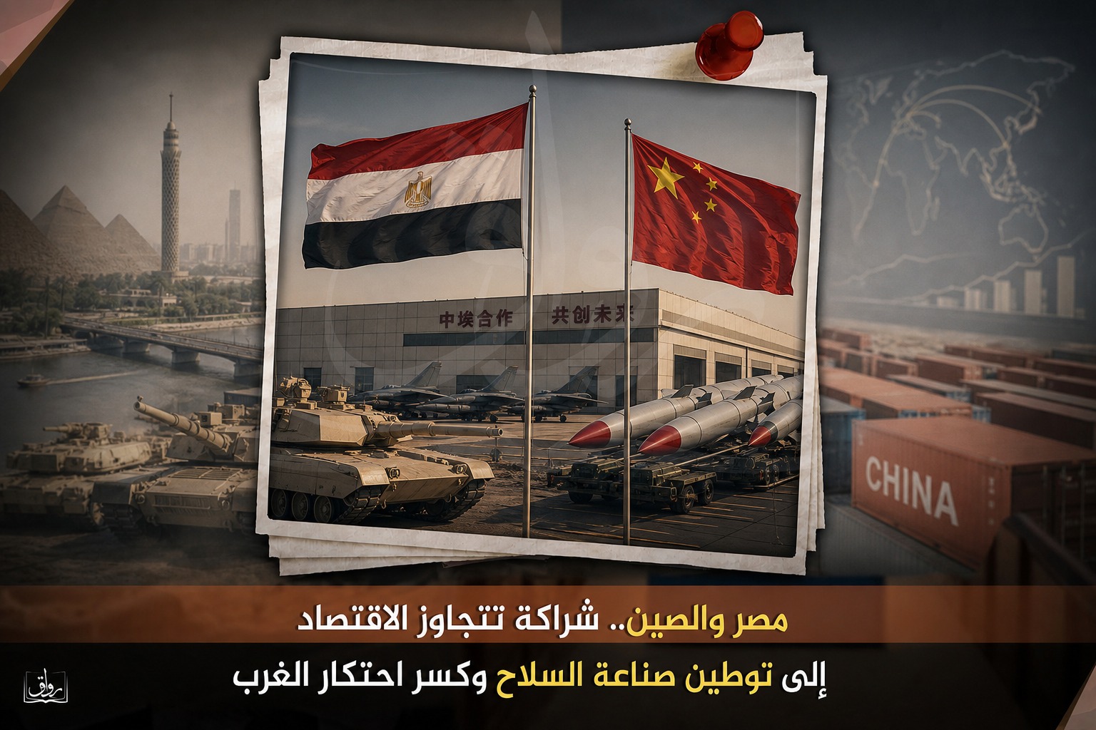 مصر والصين.. شراكة تتجاوز الاقتصاد إلى توطين صناعة السلاح وكسر احتكار الغرب