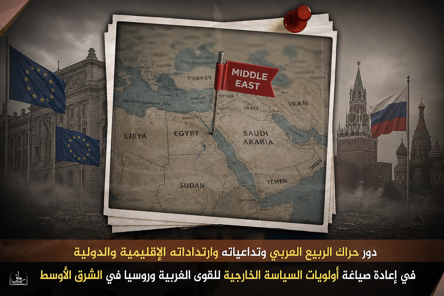 دور حراك الربيع العربي وتداعياته وارتداداته الإقليمية والدولية في إعادة صياغة أولويات السياسة الخارجية للقوى الغربية وروسيا في الشرق الأوسط