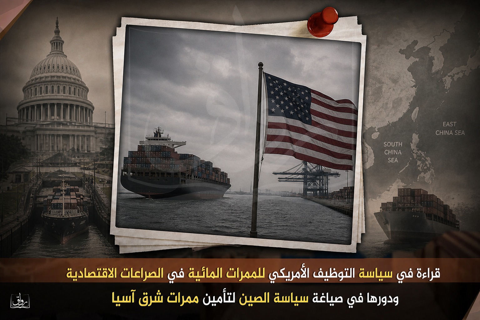 قراءة في سياسة التوظيف الأمريكي للممرات المائية في الصراعات الاقتصادية ودورها في صياغة سياسة الصين لتأمين ممرات شرق آسيا