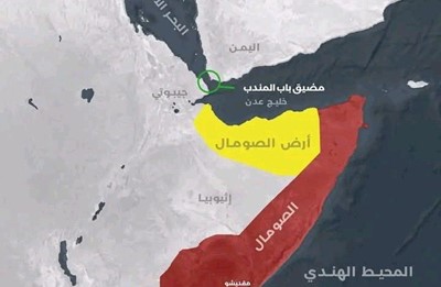 موقع إقليم أرض الصومال على الباب المندب وبحر العرب